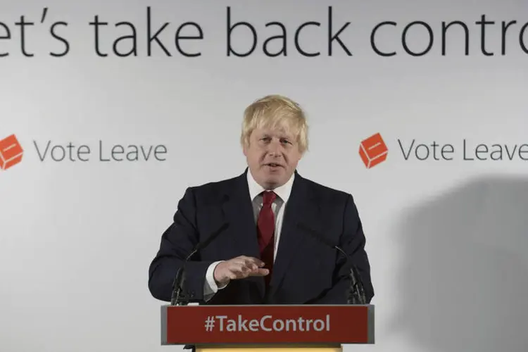 
	Boris Johnson: Johnson foi um dos principais l&iacute;deres da vitoriosa campanha pela sa&iacute;da do Reino Unido da Uni&atilde;o Europeia
 (Stefan Rousseau / Reuters)