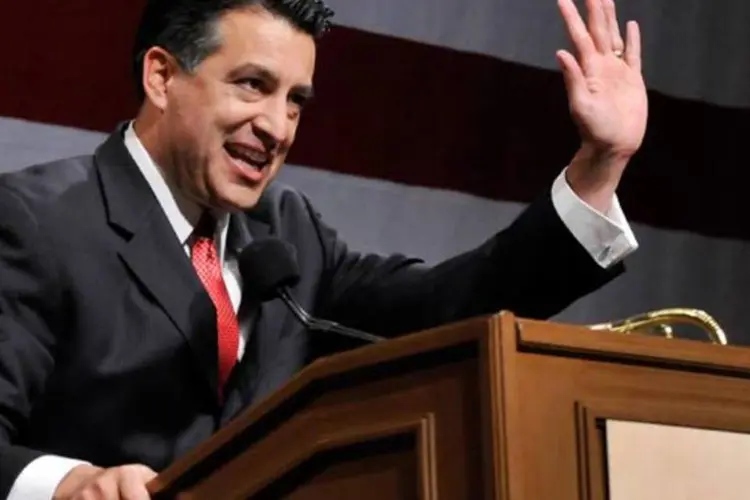 Brian Sandoval, o primeiro hispânico a se tornar governador de Nevada, nos EUA (David Becker/Getty Images)