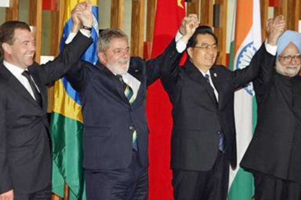 Chefes de Estado Brasil, Rússia, Índia e China se reuniram em Brasília (.)