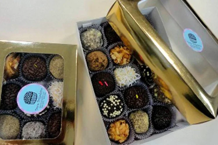 Empresárias investem na diversificação de produtos, como os diferentes sabores de brigadeiros (Fernando Pscheidt)