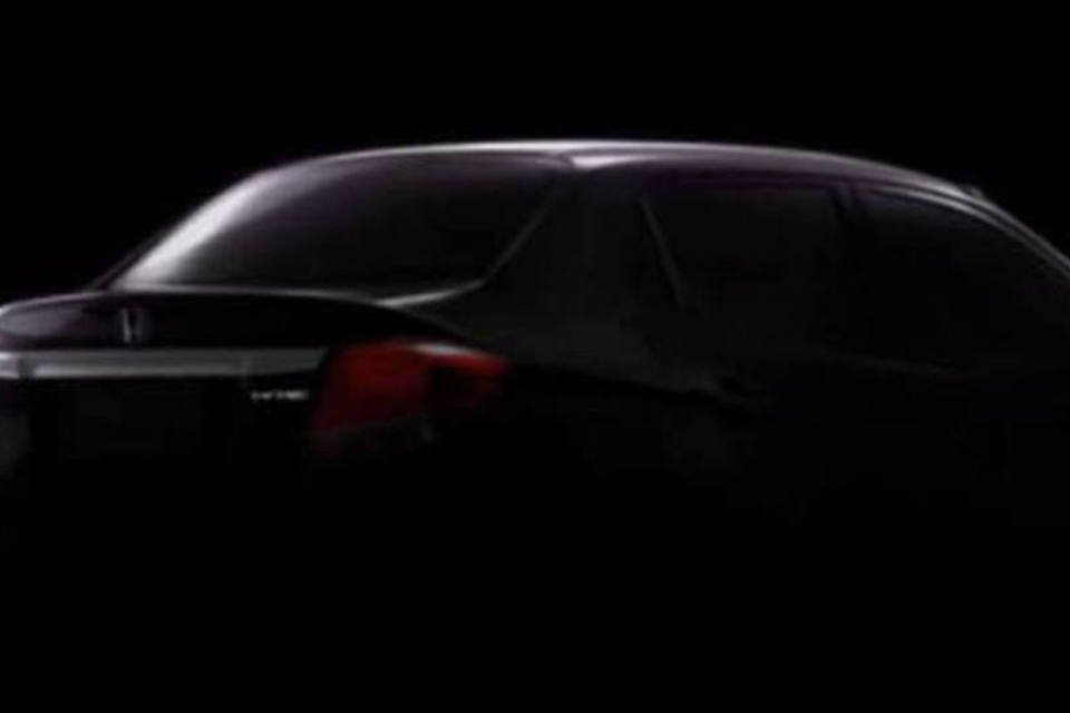 Honda revela teaser de Brio sedã