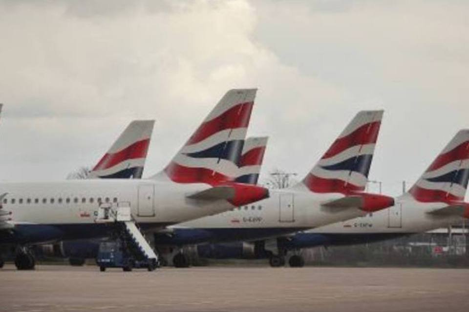 British Airways: companhia aérea disse estar mantendo o cronograma no aeroporto de Gatwick, em Londres (British Airways/Divulgação)