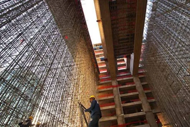 Obra da Brookfield: empresa elevou as metas para o próximo ano (GERMANO LUDERS/EXAME.com)