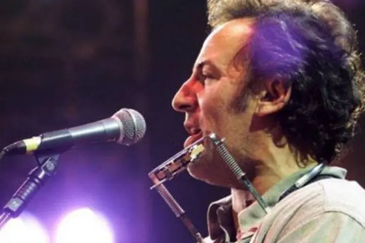 Bruce Springsteen: maior parte da letra escrita à mão não entrou na versão final da canção (Eric Cabanis/AFP)