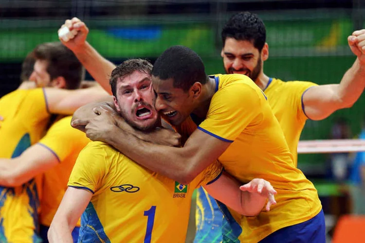 
	V&ocirc;lei: as partidas acontecer&atilde;o em est&aacute;dios de futebol e, por isso, devem contar com grande p&uacute;blico
 (Reuters)