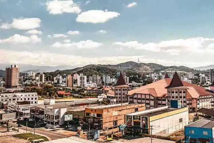 A cidade de Brusque, em Santa Catarina (Michel Teo Sin/Site Exame)
