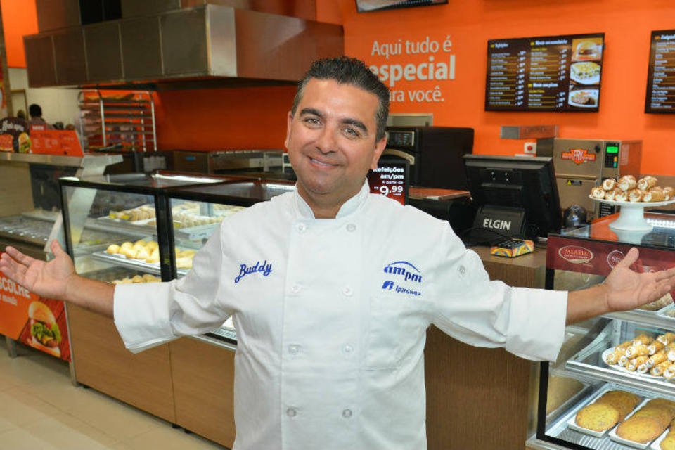 Buddy Valastro, o Cake Boss, estará em São Paulo amanhã (17)