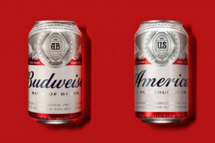 Budweiser: cerveja va mudar temporariamente seu nome para America (Reprodução)