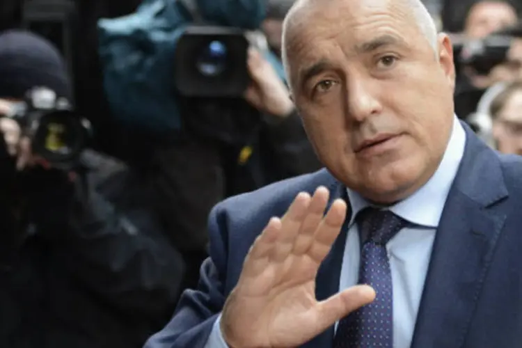 
	Boyko Borisov: as elei&ccedil;&otilde;es foram marcadas ap&oacute;s a ren&uacute;ncia do premi&ecirc;
 (REUTERS/Laurent Dubrule)