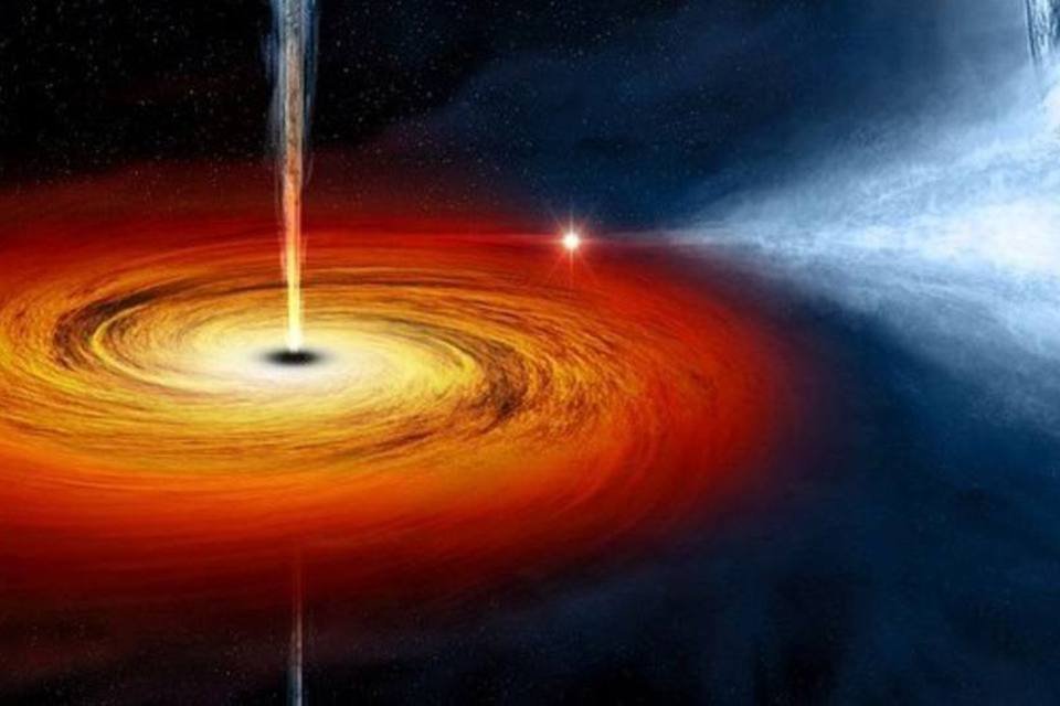 
	Buracos negros: pesquisadora foi a primeira a discernir o movimento orbital de uma mat&eacute;ria em torno de um buraco negro supermassivo no centro de uma gal&aacute;xia pr&oacute;xima
 (NASA/CXC/M.Weiss)
