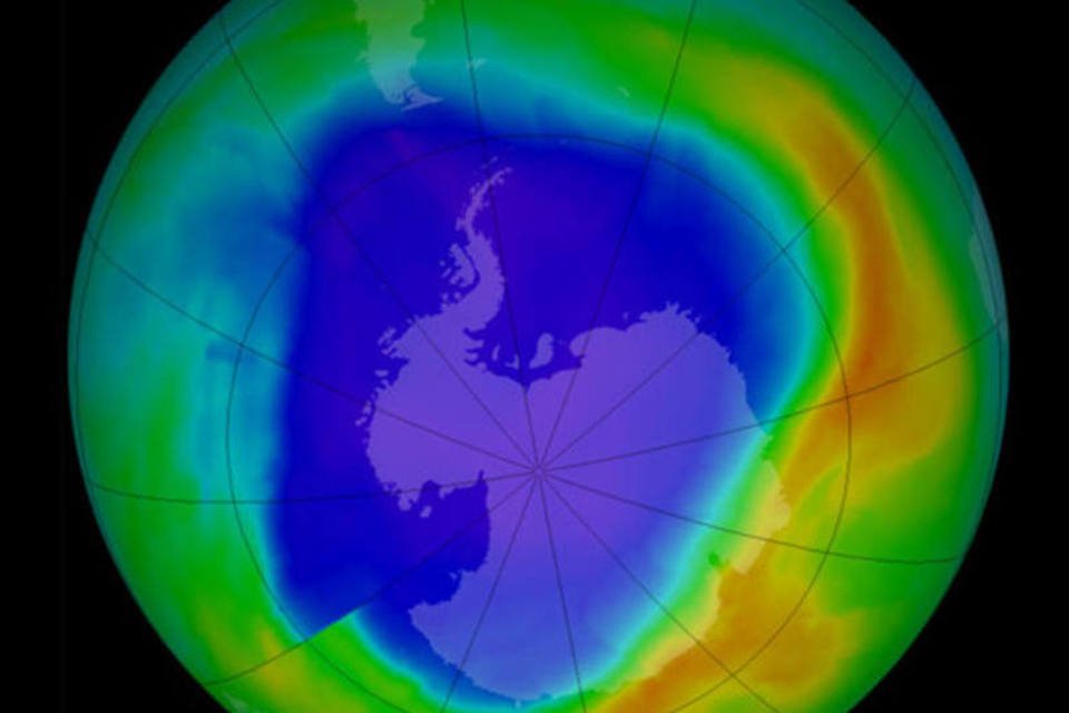 Buraco de ozônio na Antártida registra quarto maior nível