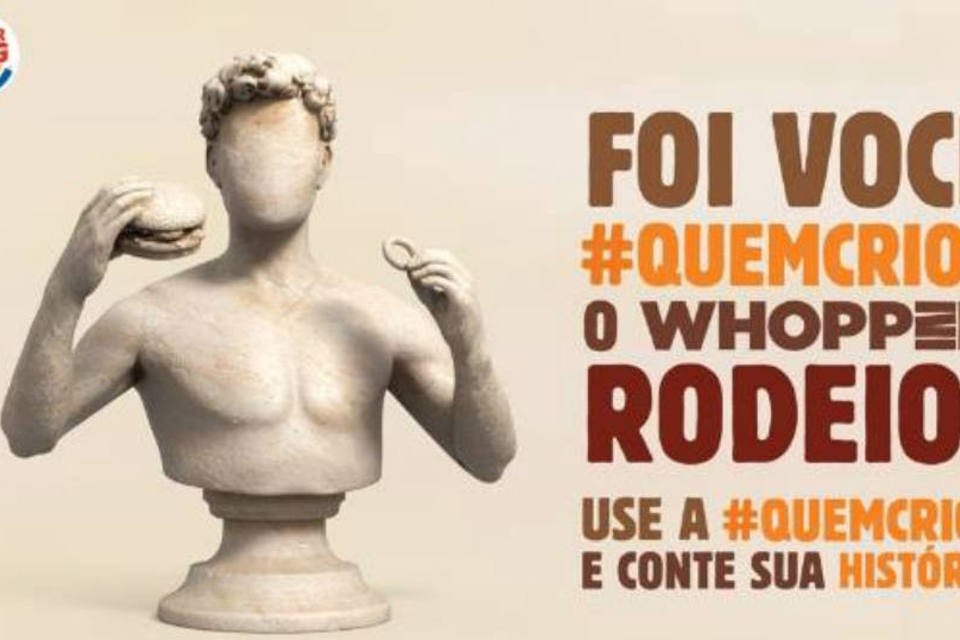 Burger King criará estátua para quem participar de ação