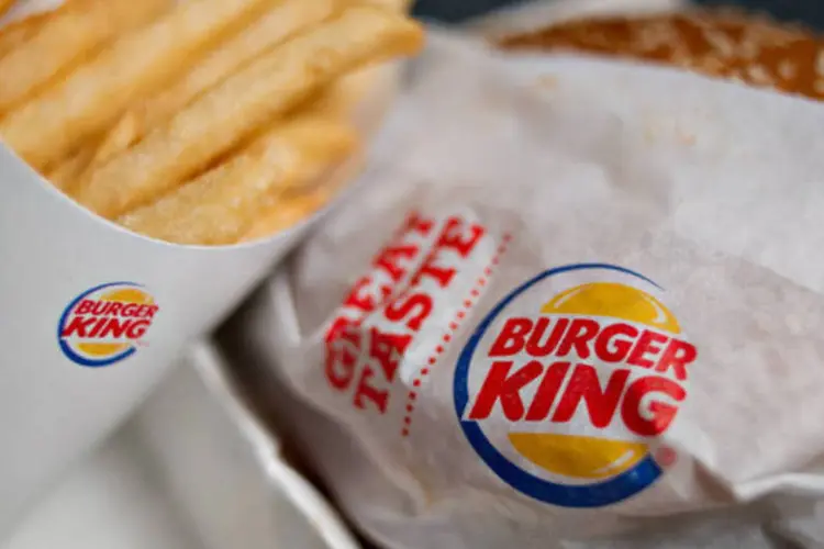 
	Lanche do Burger King: junto com o Chicken Big King, que custa US$ 3,59, a Burger King recentemente apresentou novos alimentos com aves dom&eacute;sticas
 (Daniel Acker/Bloomberg)