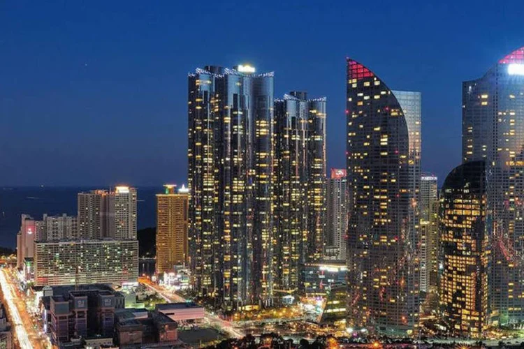 
	Busan, na Coreia do Sul: pa&iacute;s apresentou sua ideia de Economia Criativa
 (Duesride/Wikimedia Commons)