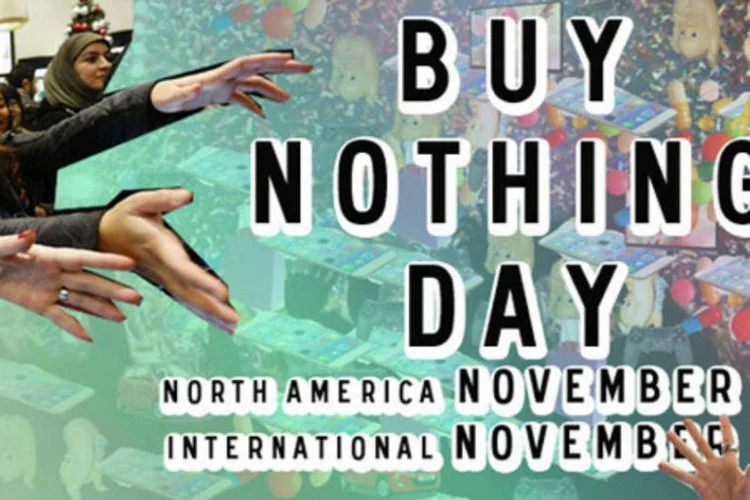 "Buy Nothing Day": iniciativa lembra o quanto pessoas podem aproveitar a vida sem depender de dinheiro (Sivulgação/Adbusters)