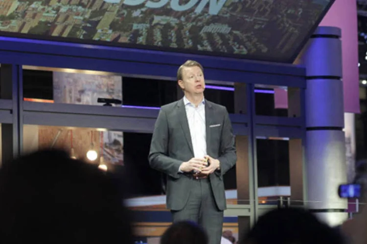 
	Hans Vestberg: &quot;estou comprometido com a Ericsson&quot;, disse
 (Angel Navarrete/Bloomberg)