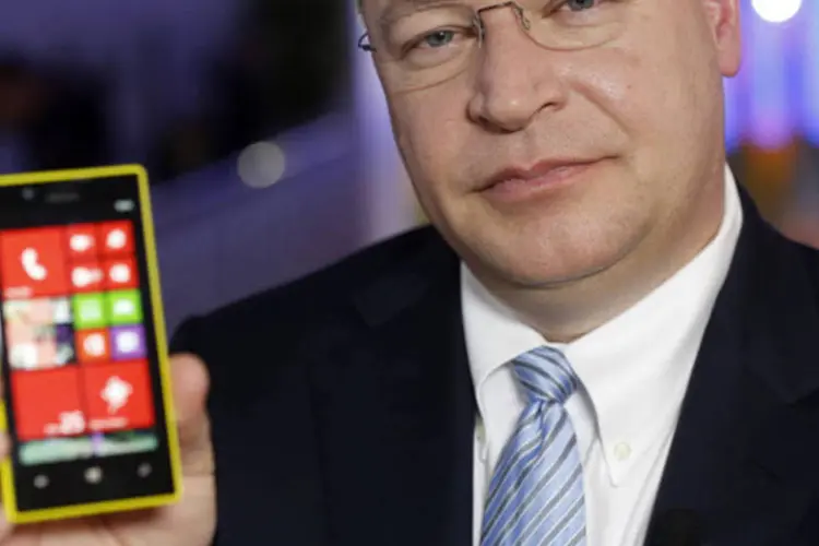 
	Stephen Elop: canadense liderou a divis&atilde;o de neg&oacute;cios da Microsoft antes de assumir o cargo de presidente da Nokia em 2010
 (Simon Dawson/Bloomberg)
