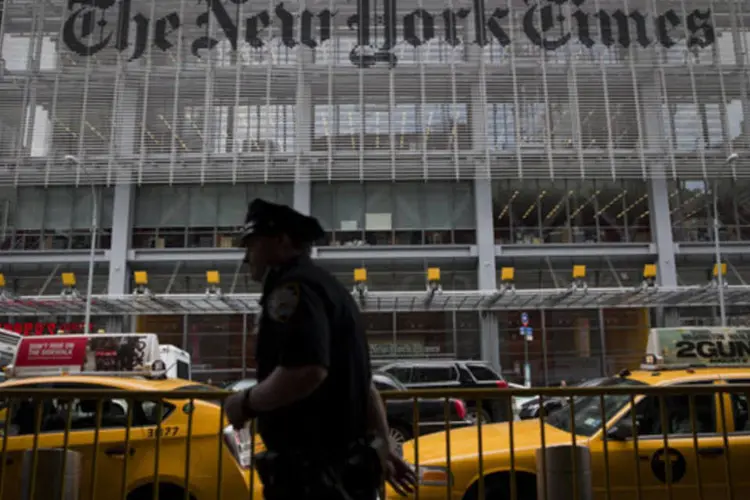 
	Sede do The New York Times: cortes compensar&atilde;o a perda de receita com publicidade
 (Scott Eells/Bloomberg)