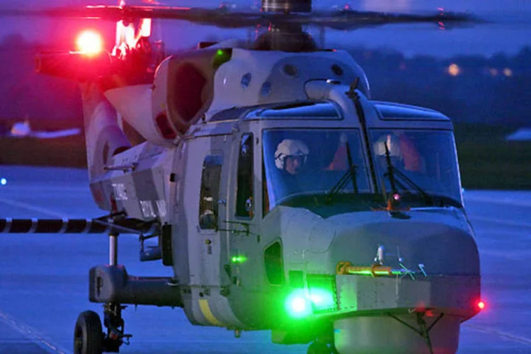Helicóptero modelo AW159, da AgustaWestland (Divulgação)