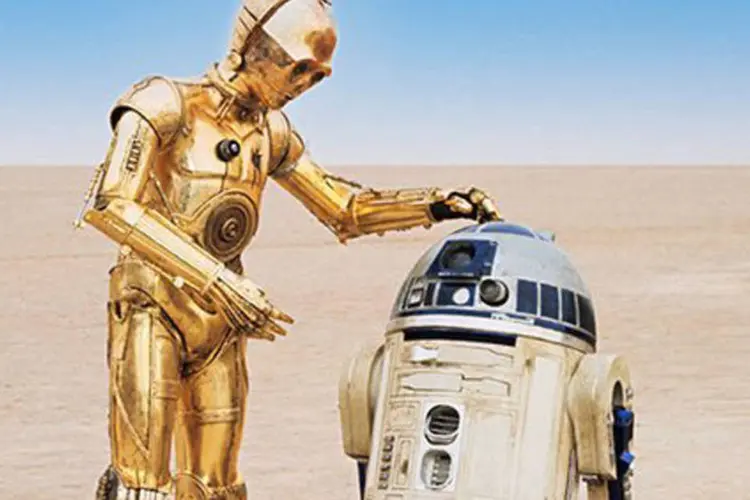 R2-D2: o robô era interpretado na maior parte do tempo pelo ator inglês Kenny Baker (Star Wars/Facebook/Reprodução)