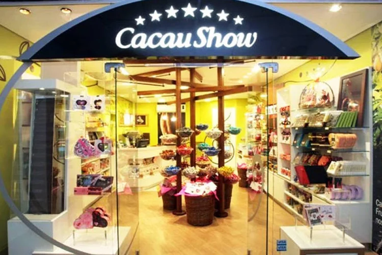 Loja da Cacau Show: rede é uma das 30 franquias que oferecem descontos ou lançamentos neste Dia das Mães (Cacau Show/Divulgação)