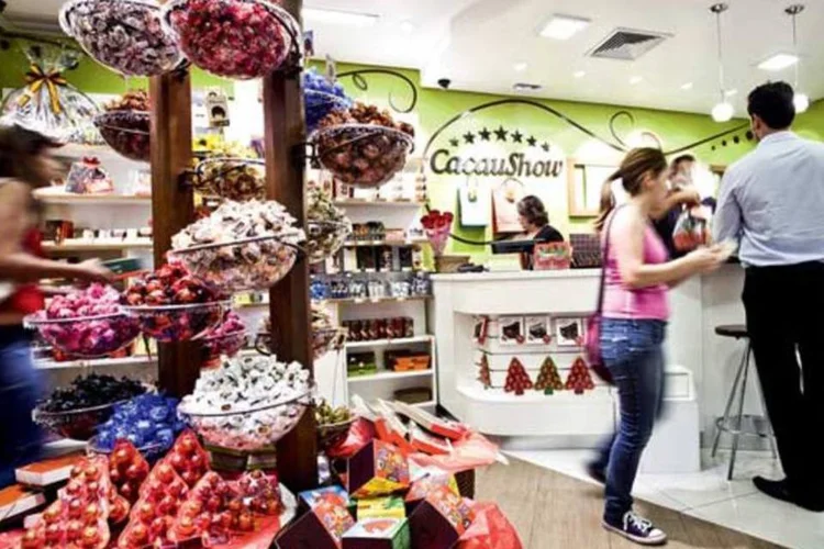 
	Loja da Cacau Show: a aquisi&ccedil;&atilde;o &eacute; a primeira da holding
 (Daniela Toviansky/EXAME.com)