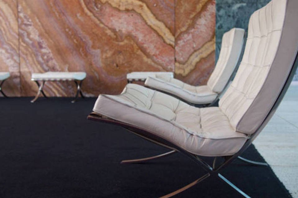 Os móveis consagrados pelo arquiteto Mies van der Rohe