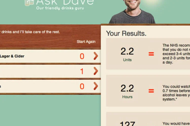 Think How You Drink também conta com uma calculadora online, que mostra quantas vezes, por exemplo, é preciso assistir ao filme Titanic para conseguir eliminar o álcool do seu sistema (Reprodução)