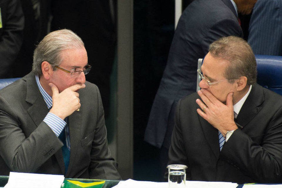 Aliados de Cunha incluirão Renan como alvo de protestos