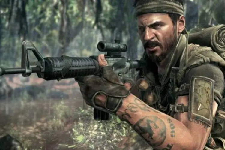 
	Cena do jogo Call of Duty: a pesquisa n&atilde;o descarta, entretanto, a exist&ecirc;ncia de efeitos negativos que esse tipo de game pode ter sobre os jogadores
 (Divulgação/Activision)