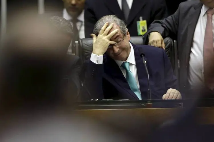 
	O presidente da C&acirc;mara dos Deputados, Eduardo Cunha: ele pode ser denunciado ainda esta semana pelo Minist&eacute;rio P&uacute;blico Federal
 (Ueslei Marcelino/Reuters)