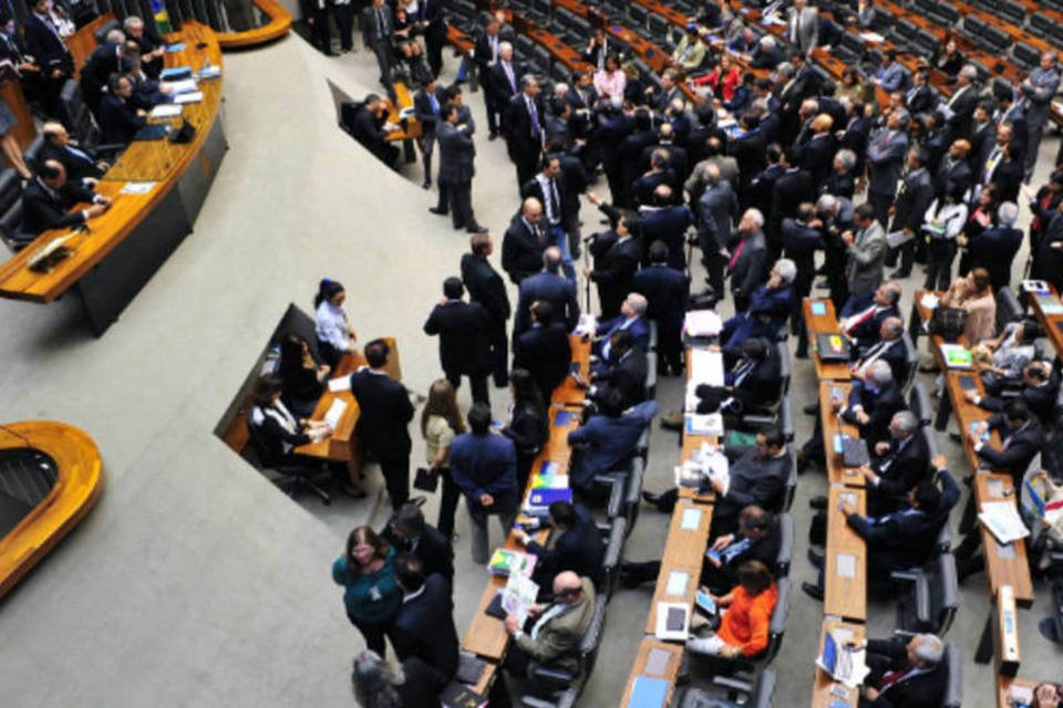 Parlamentares fazem ato pelo fim do voto secreto