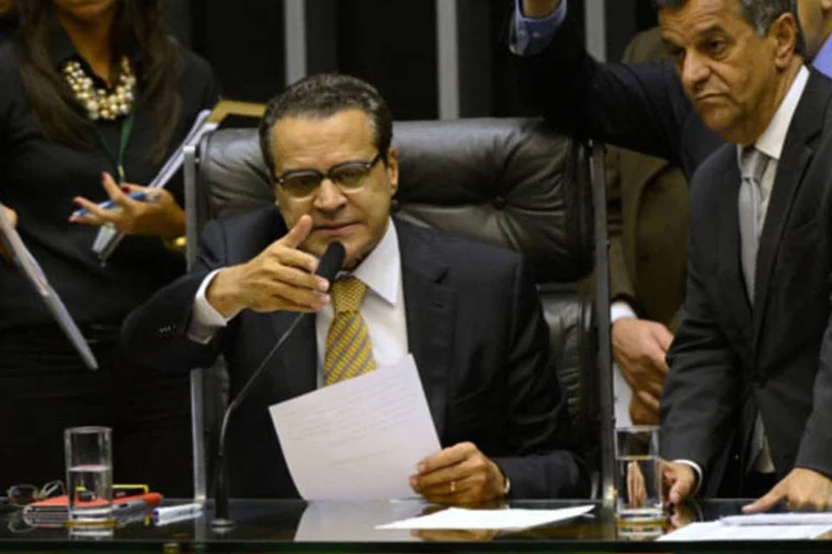 Sessão para votar o projeto do novo Código de Processo Civil (CPC) aberta pelo presidente da Câmara, Henrique Eduardo Alves (Fabio Rodrigues Pozzebom/ABr)