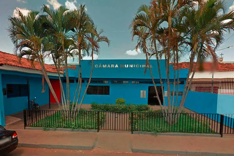 Câmara Municipal de Centralina: slogan curioso diz "Transparência: um compromisso assumido" (Reprodução)