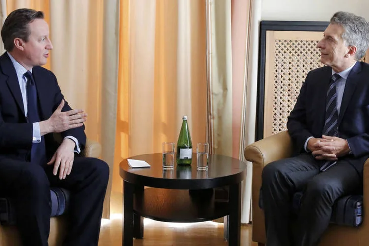 
	Davos: &quot;Os dois acordaram que havia uma oportunidade para embarcar em um novo cap&iacute;tulo nas rela&ccedil;&otilde;es&quot;
 (Ruben Sprich / Reuters)