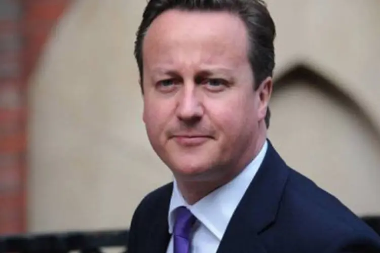 
	O primeiro-ministro brit&acirc;nico: resultado mostra que o partido de David Cameron est&aacute; amea&ccedil;ado pela direita
 (Carl Court/AFP)