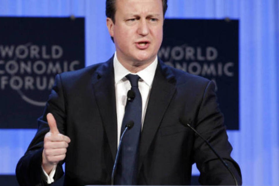 Cameron diz em Davos que G8 deve se focar em segurança