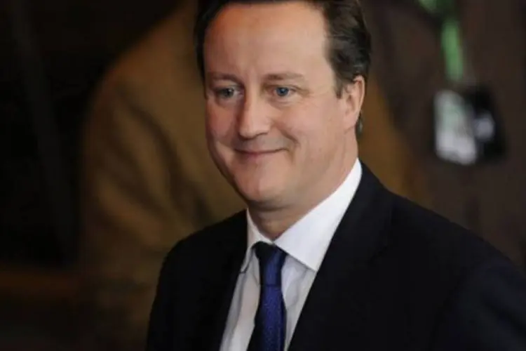 
	David Cameron: o primeiro-ministro do Reino Unido ressaltou&nbsp;que sua&nbsp;&quot;determina&ccedil;&atilde;o &eacute; extremamente forte&quot;&nbsp;para defender as ilhas Malvinas
 (John Thys/AFP)