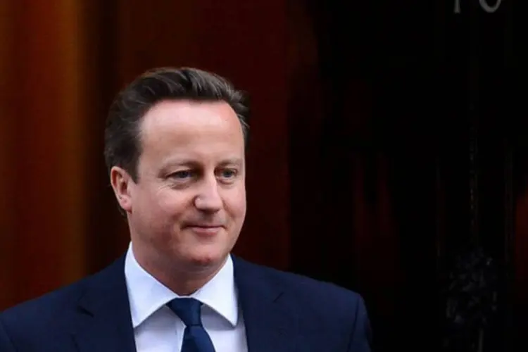 
	David Cameron:&nbsp;O premi&ecirc; pediu que o G8 garanta um papel de lideran&ccedil;a para favorecer acordos comerciais
 (Ben Stansall/AFP)