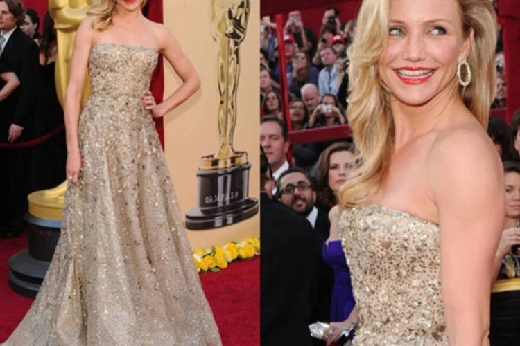 
	Cameron Diaz, em 2010, vestindo Oscar de la Renta
 (Getty Images)