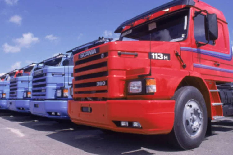 A Scania vendeu 9.826 caminhões entre janeiro e agosto de 2010 (Arquivo/ANTONIO MILENA)