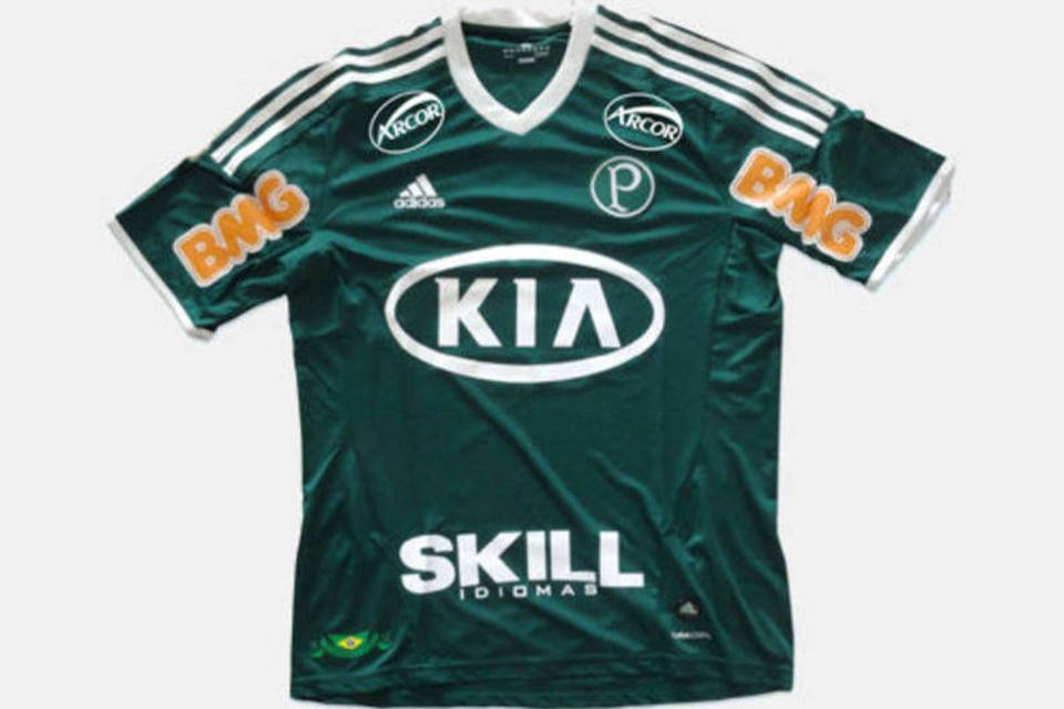 Logotipo estará estampado nos uniformes a partir do jogo contra o Corinthians (Divulgação)