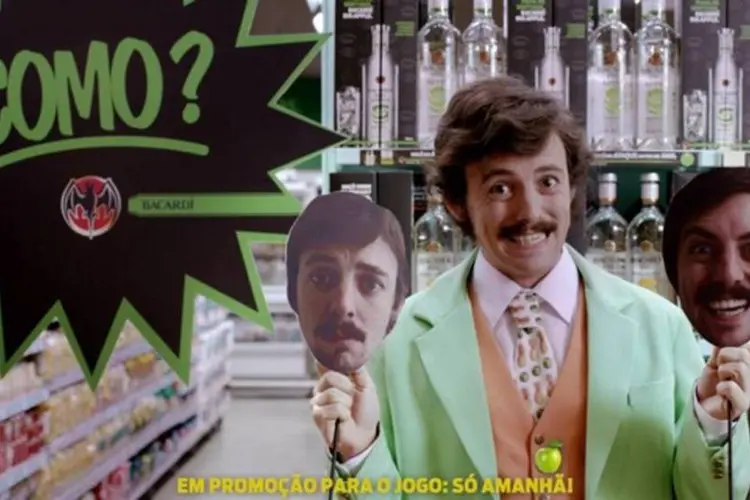 Campanha da Bacardi: vídeo inusitado remete a comerciais de grandes varejistas do país (Divulgação)