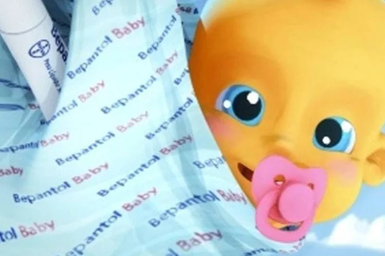 Comercial indica site para que as mães solicitem e recebam amostras grátis de antiassaduras infantil (Divulgação)