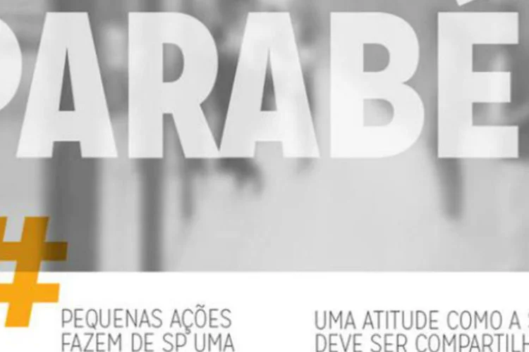 “Obrigado SP” pretende melhorar vida dos usuários do transporte público: movimento distribui cartões com agradecimentos e reconhecimentos de bons atos (Divulgação)