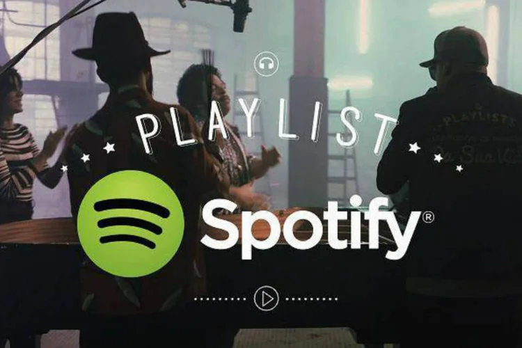 
	Spotify: representante informou que 70% do faturamento do aplicativo sueco &eacute; encaminhado aos donos dos direitos autorais, uma forma de combater a pirataria musical
 (Reprodução/YouTube/Spotify Brasil/Reprodução)