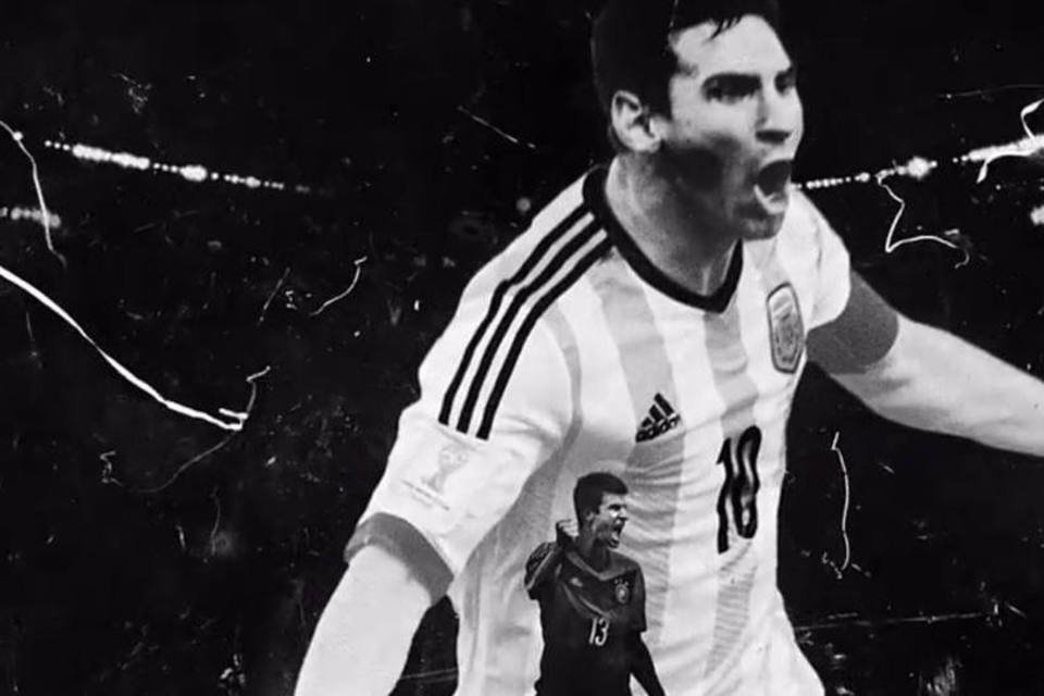 Adidas lança comercial para final entre Argentina e Alemanha