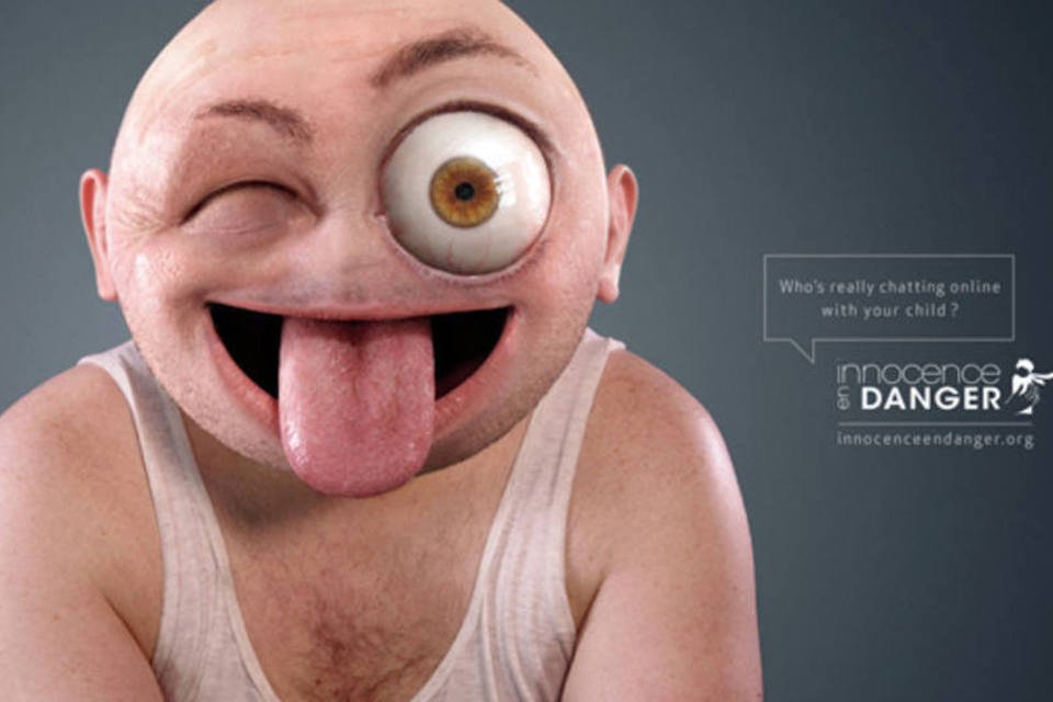 Campanha antipedófilos usa emoticons assustadoramente reais