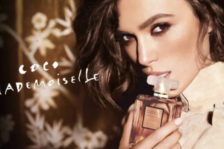 Campanha da Chanel com Keira Knightley: conteúdo parcialmente censurado no Reino Unido (Divulgação)