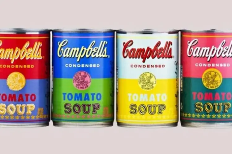Sopa Campbell's edição limitada em homenagem à Warhol (Divulgação)